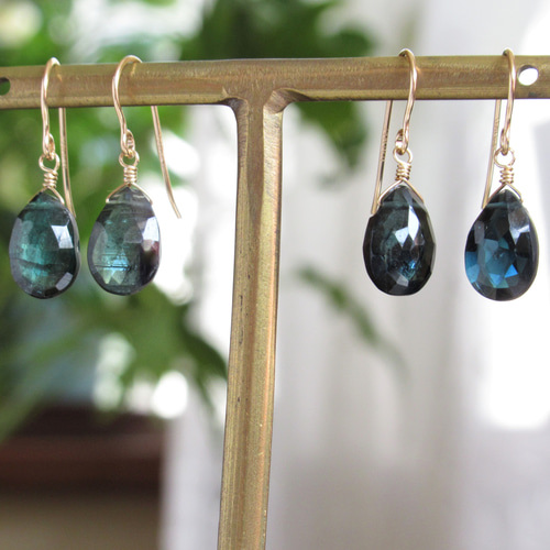 インディゴライトトルマリン＊ブルー＆ブルーグリーン*** (14Kgf  