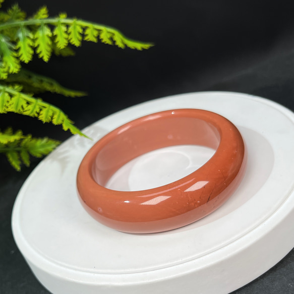 阿拉善瑪瑙手鐲58MM 玉化高瓷豆沙粉戈壁彩玉手環幸福吉祥富貴手環
