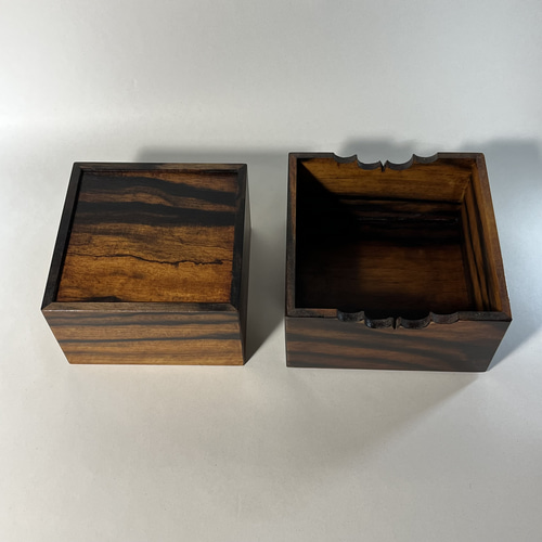 黒柿 将棋駒箱 その他アート 黒柿丸さ 通販 15766479｜Creema