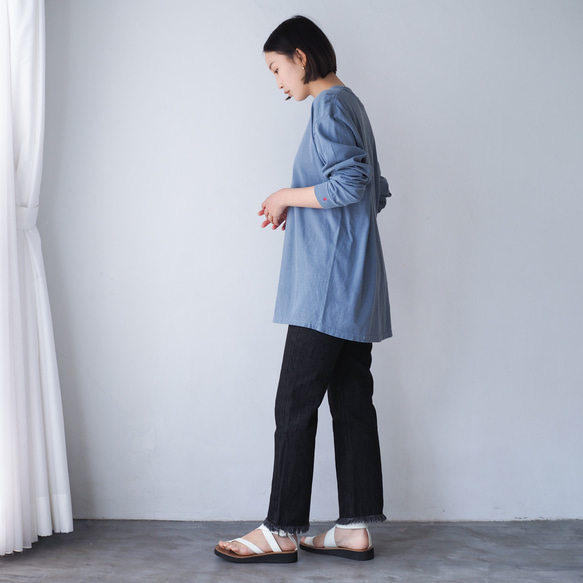 Stitch 長袖Tシャツ ブルー(ロンT) Tシャツ BLUEWHITE 通販