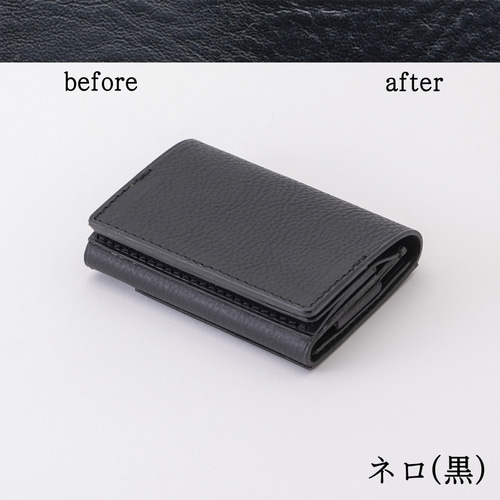 PLOWS 三つ折り財布 マネークリップ ペトローリオ PLOWS 小さい三