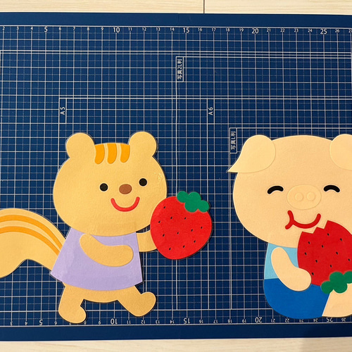 いちご壁面 5月壁面 その他素材 HIRO 通販 15766694｜Creema(クリーマ)