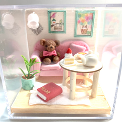 T-Doll様❤️専用　　ドールハウス　樹脂粘土花瓶付きミニ薔薇 H21f7f6dcdb874df0a912197c171fa