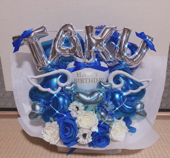 バルーンギフト バルーンアレンジ バルーンブーケ 生誕祭 誕生日 推し 