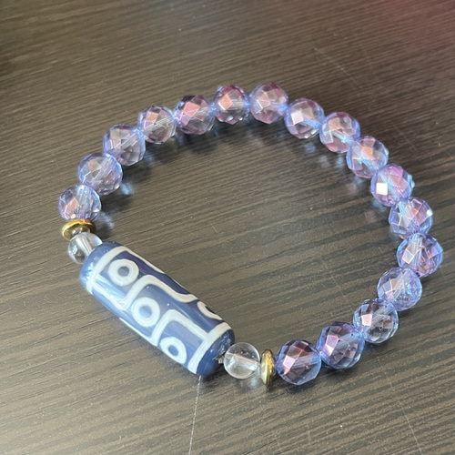 開光 九眼天珠 ブレスレット dzi * ΚΑйON * 通販 15767840 開光 九眼天珠 ブレスレット dzi * ΚΑйON * 通販 15767840