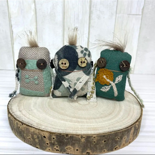 キモかわマスコット♡⃛ 「みなっち」3個セット ぬいぐるみ makopan