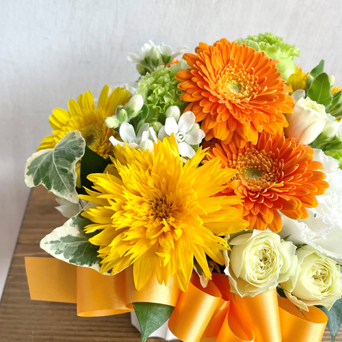 ドライフラワー★お花いっぱいフレームアレンジメント★癒し♪卓上♪ギフト♪母の日♪ ドライフラワー☆お花いっぱいフレームアレンジメント☆癒し