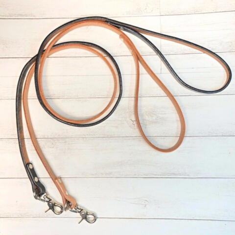 〔12㎜幅〕本革ロングリード（ストレートタイプ）