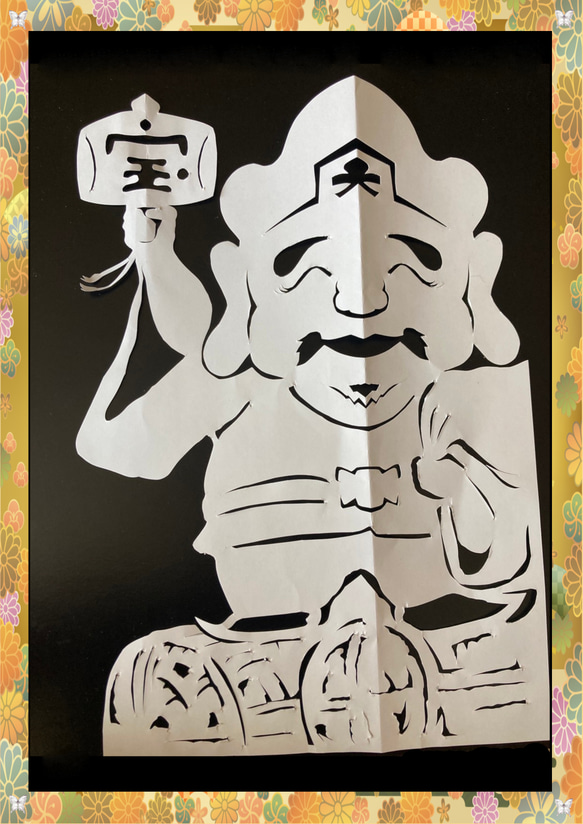 切り絵「七福神」～福を呼び込む紙切り師 花房銀蝶 七福神 切り絵 七福神には 大黒天 毘沙門天 弁財天 福禄寿 寿老人
