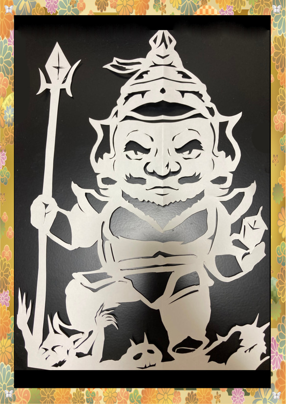 切り絵「七福神」～福を呼び込む紙切り師 花房銀蝶 七福神 切り絵 七福神には 大黒天 毘沙門天 弁財天 福禄寿 寿老人
