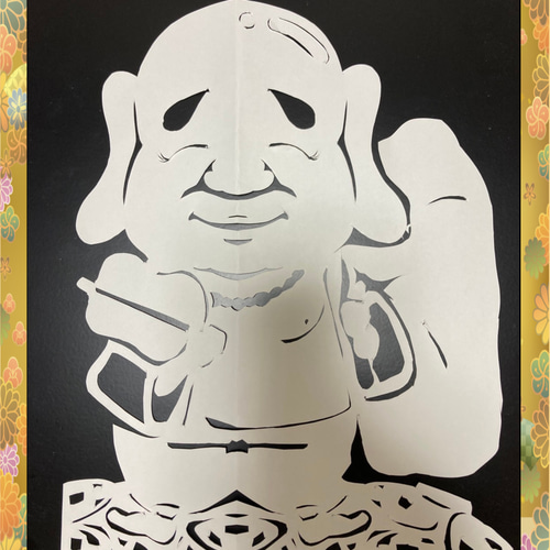 七福神の切り絵 おめでたい新年、「七福神の切り絵」を紹介 - 佐藤光雄の切り絵日記