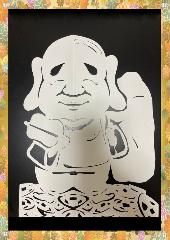 切り絵「七福神」～福を呼び込む紙切り師 花房銀蝶 七福神 切り絵 七福神には 大黒天 毘沙門天 弁財天 福禄寿 寿老人