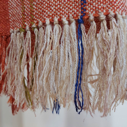手織り　シルクとシルクウールのやさしいストール　作品2319 11枚目の画像