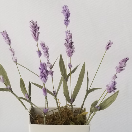 手染め　花タペストリー 手染め麻細タペストリー「額紫陽花」 [京都洛柿庵オンライン