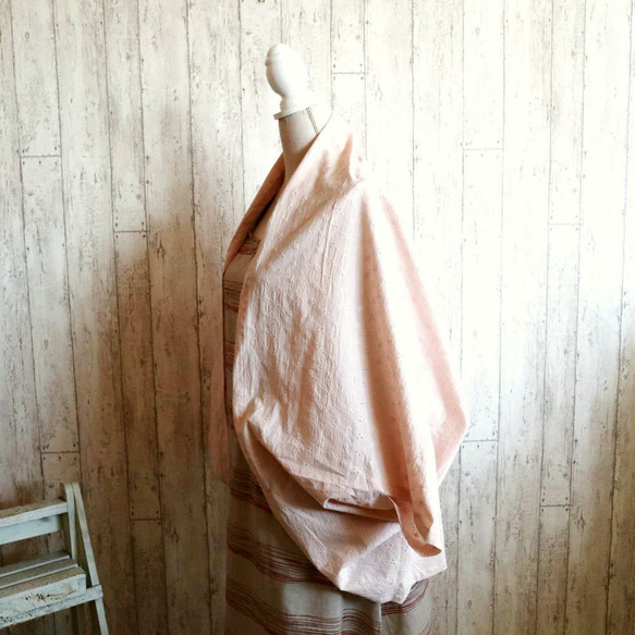 [櫻花短上衣 3way] 遮陽傘/空調保護花卉棉質蕾絲 非常適合送禮 均碼適合大多數日本製造 第8張的照片