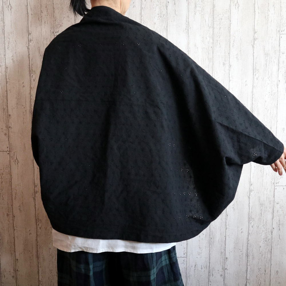 [櫻花短上衣 3way] 遮陽傘/空調保護花卉棉質蕾絲 非常適合送禮 均碼適合大多數日本製造 第14張的照片
