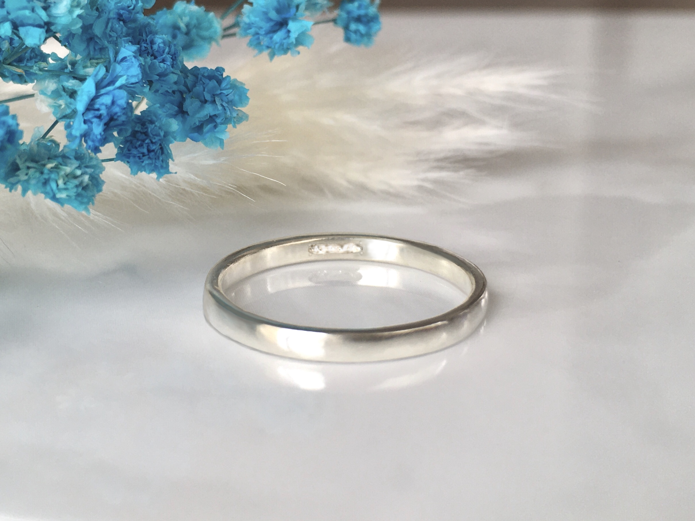 業界最安 メモリアルリング 遺骨リング シルバー925✨幅約2mm 手元供養 ペット 指輪 虹の橋 分骨 仏壇　安い 12,920円