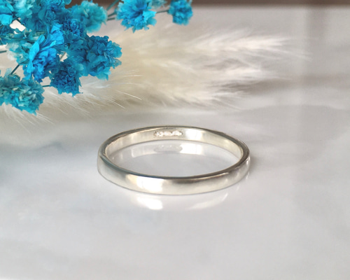 業界最安 メモリアルリング 遺骨リング シルバー925✨幅約2mm 手元供養