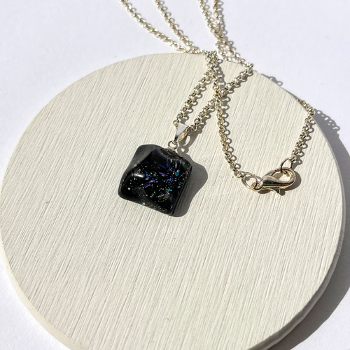 レジンネックレスNo.0201 ハート＊花モスシリーズ＊ レジンネックレス C-004 | Pay ID