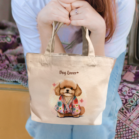 久留米絣 丸ポーチ付き トートバッグ 【公式通販】