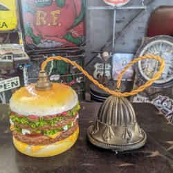 アメリカン雑貨  ペンダントランプ 電飾看板  バーガーズカフェ ハンバーガー ②  #アメリカンダイナー  シーリング 8枚目の画像