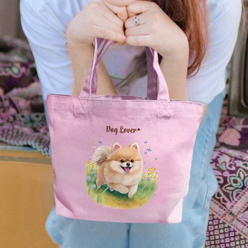 ≪超目玉☆12月≫ トートバッグ♡ポメラニアン♡ - www.komachishika.jp