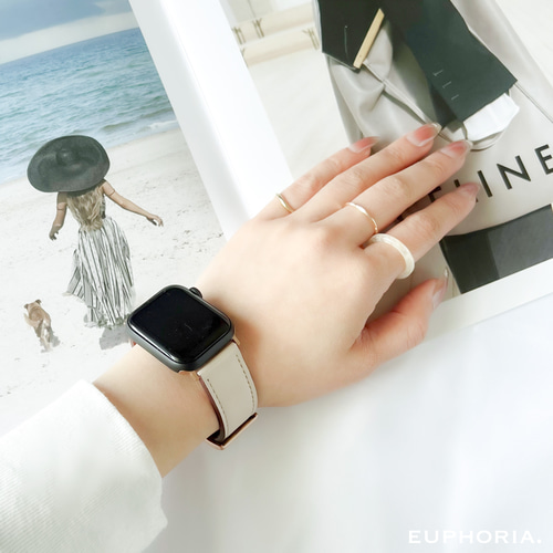 Apple Watch用リンクブレスレット 42/44/45/49mm シルバー 卑しい