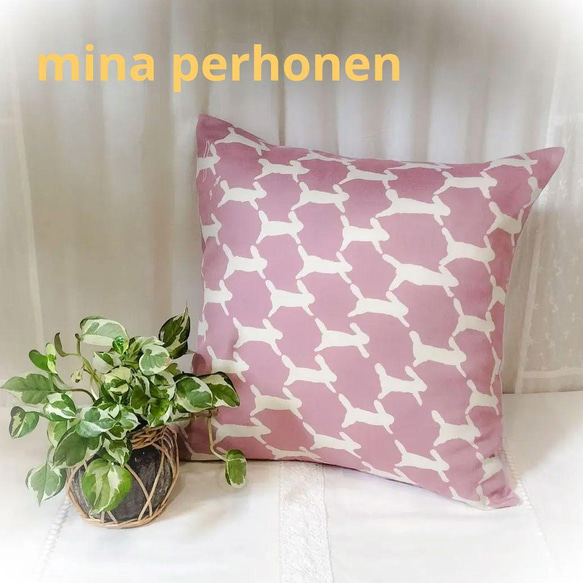 New∞ミナペルホネン∞クッションカバー∞タンバリン刺繍∞ミナ