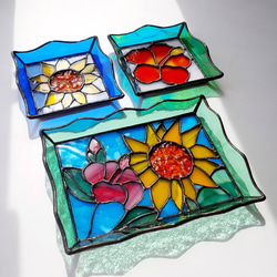 ステンドグラストレー「五芒星」 その他インテリア雑貨 suumin 通販