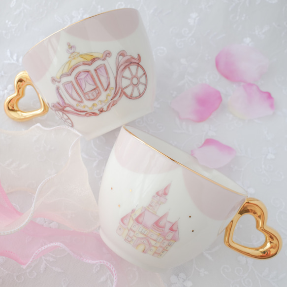 プリンセス気分になれる♡ハートカップ マグカップ Lovely ME time