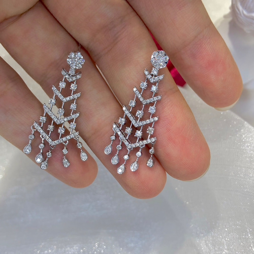 天然ダイヤモンドピアス1.1ct k18 ピアス（スタッド・一粒） パール  