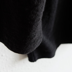 亞麻棉內衣3/4袖（黑色）【男士M/L尺寸】 第6張的照片