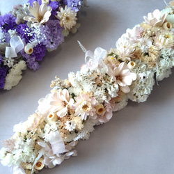 ♡flower swag garland♡ドライフラワー   韓国インテリア  ウェディング  新生活 ギフト 3枚目の画像