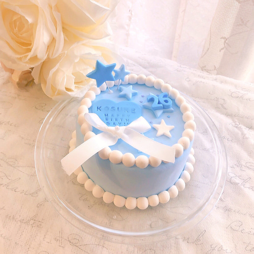 星のクレイケーキセンイルケーキ風 雑貨・その他 クレイケーキ