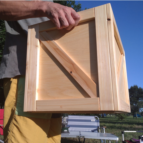 頑丈大工道具箱 道具箱 ウッドBOX 頑丈収納BOX 木箱