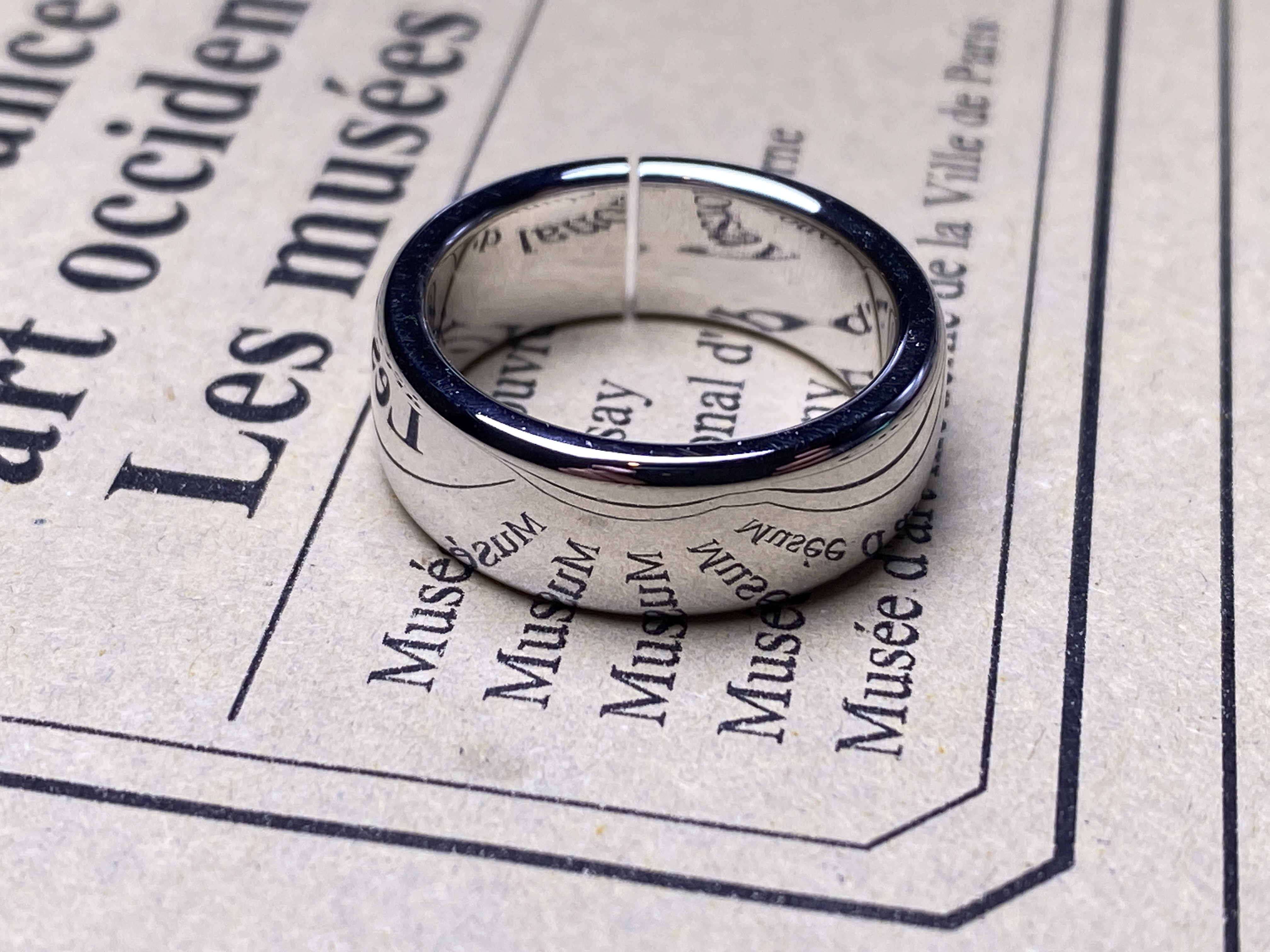 美品No:SR011    シルバー925 フォークリングリング指輪アクセサリー