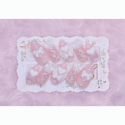 ゆめかわ 量産型 地雷系 ミルキーライトピンクカラー ネイルチップ  