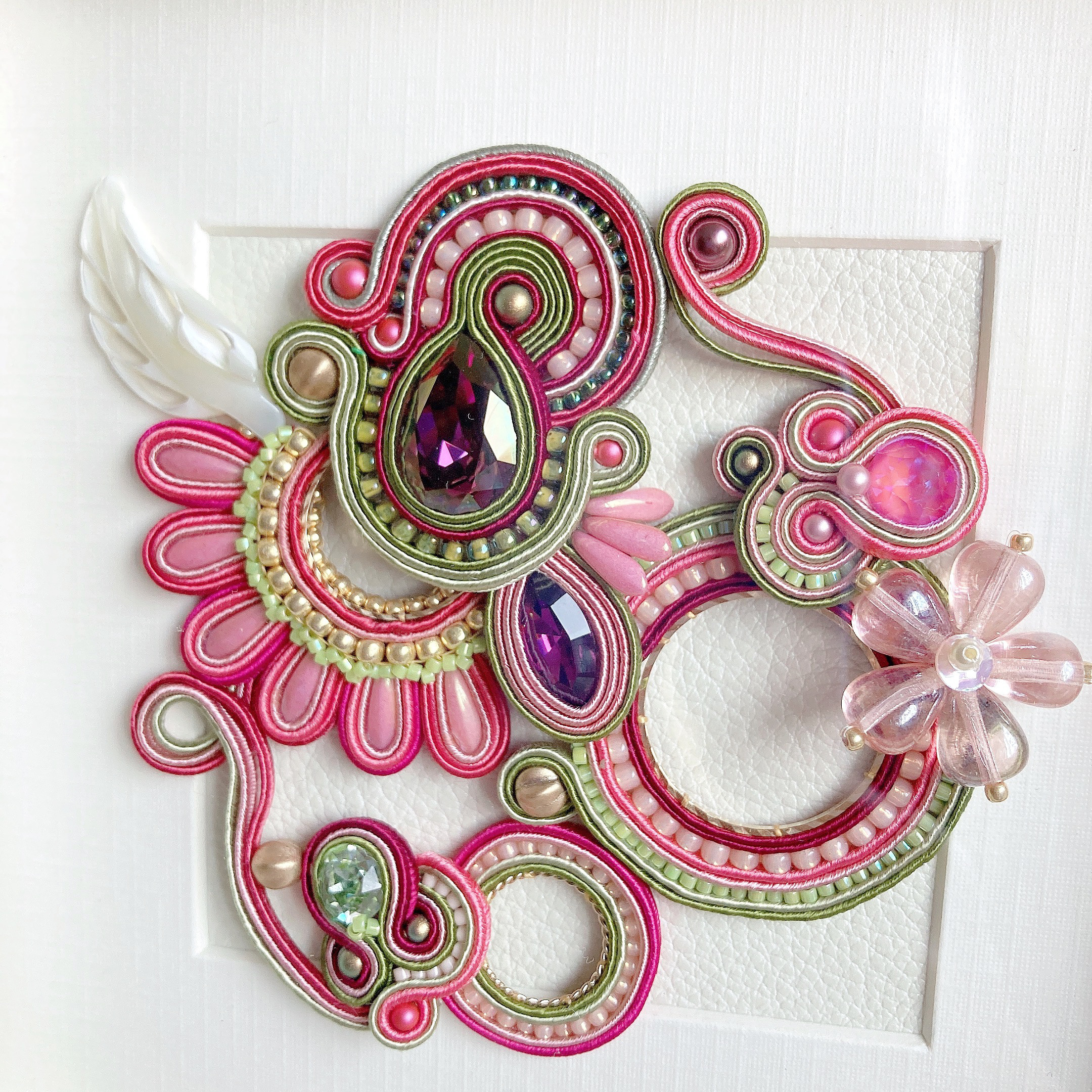 【一点もの】『咲くや この花』 ソウタシエ アートフレーム♢ソウタシエ♢アート