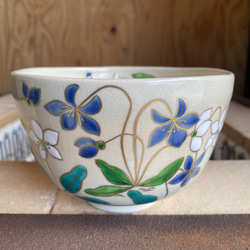 金彩 巻き絵 雪華雪輪〜yukiwa〜 抹茶茶碗 茶碗・めし碗 清香