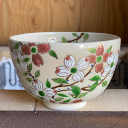 抹茶茶碗　桃の花 色絵 桃の花 抹茶茶碗 茶碗・めし碗 清香〜きよか〜 通販