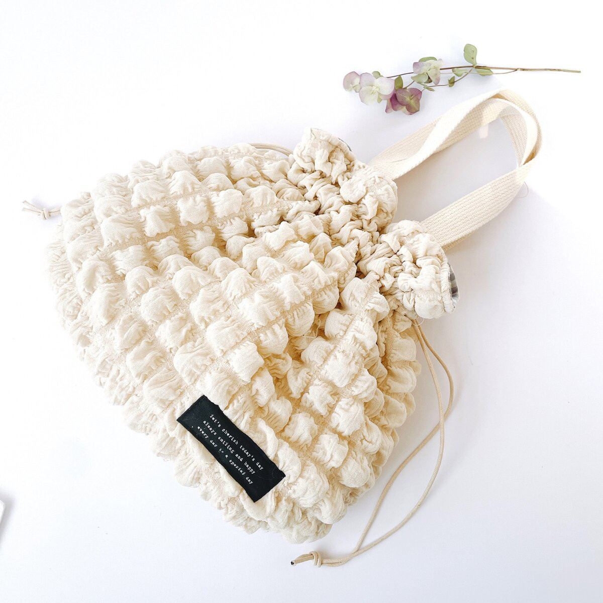 ポップコーンBIGサイズ巾着トートバッグ - 通販 - guianegro.com.br