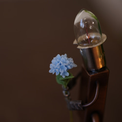 新作コラボ作品 「 いちりん 」淡いブルーの紫陽花 3枚目の画像