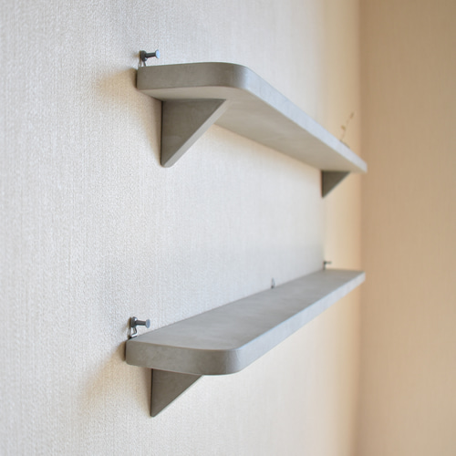 ウォールシェルフ アイアンスクエアウォールシェルフ L | AXCIS ONLINE