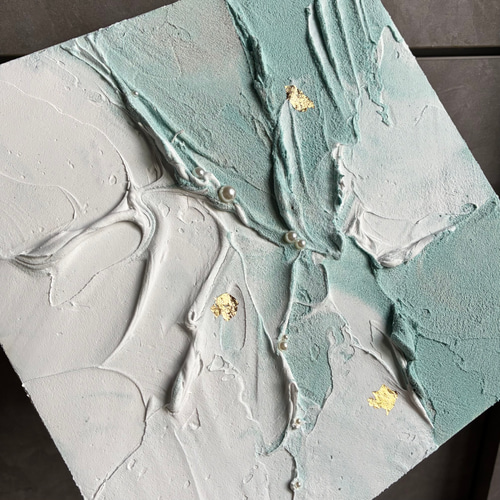 モダンアート 3枚セット 24×24㎝ テクスチャーアート 現代アート 抽象