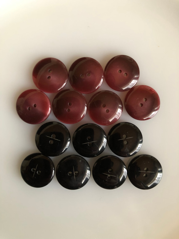アンティーク ボタン 7個　ビンテージ 昭和 レトロ 個性的 ハンドメイド素材 日本製 ポップ アクセ 5枚目の画像