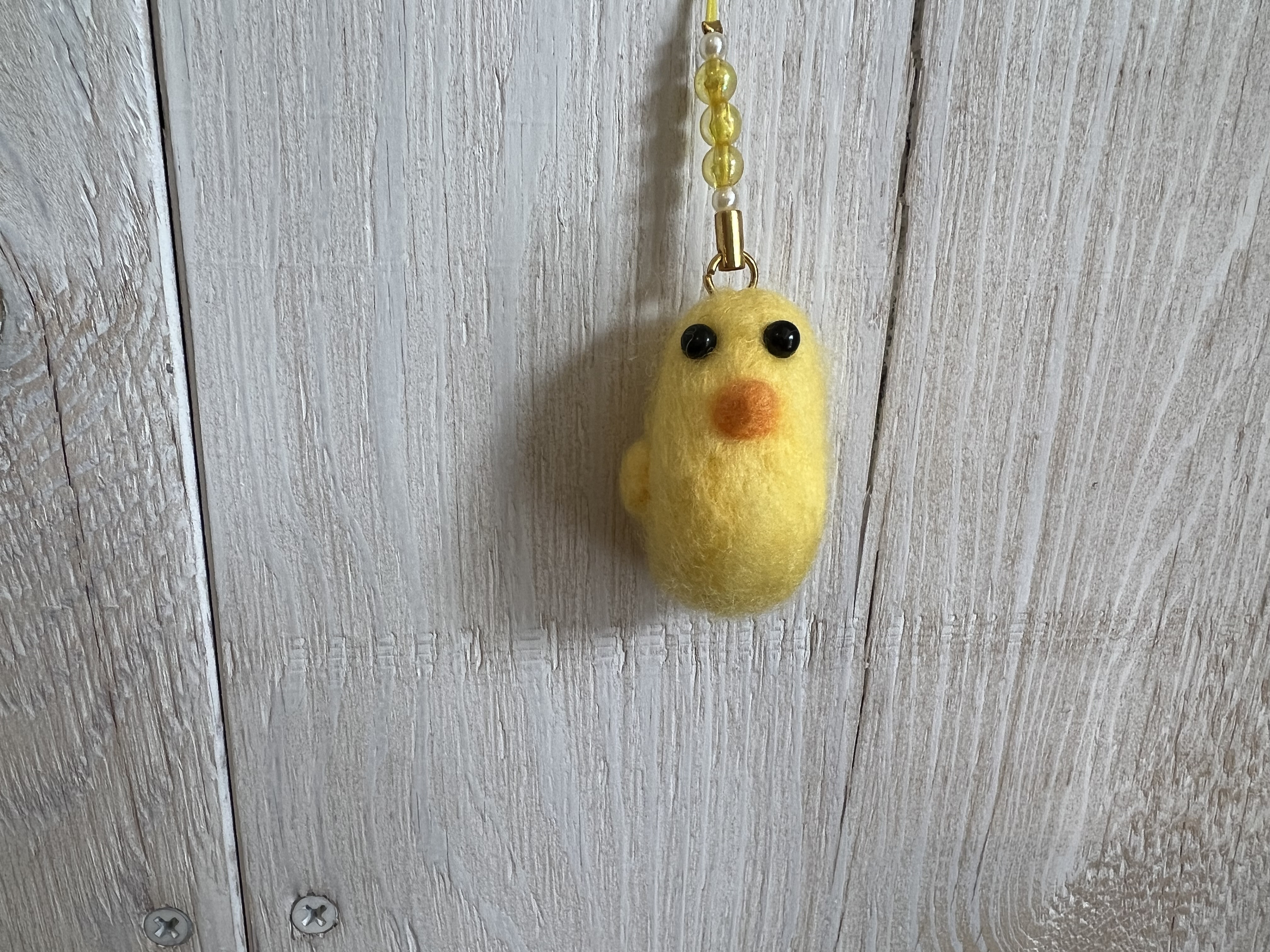 】羊毛フェルト ハンドメイド 【sherry ストラップ