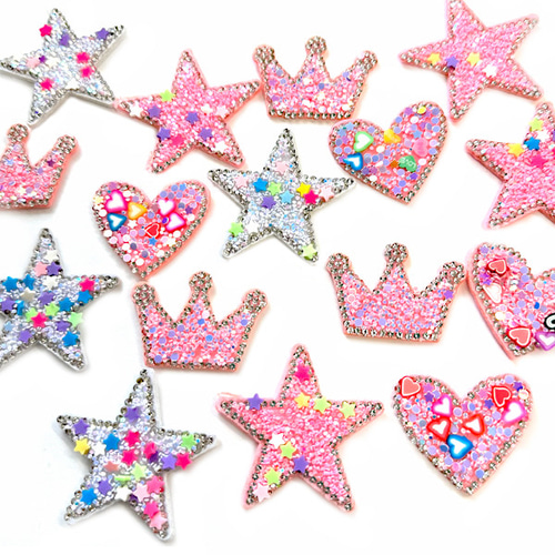 HERMES25フェルト フェルト スフェルト スパンコール ラメ 2個 全4種類