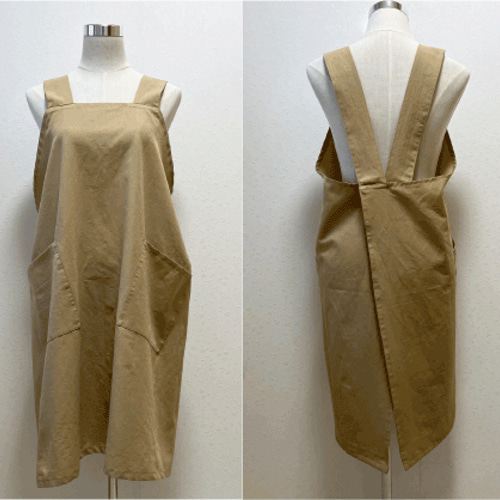 リンリン様　ワッシャーコットン　エプロン Apron Story（エプロンストーリー） ワッシャーコットンメンズエプロン