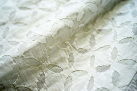 【即納可】リバースアップリケ・スカート（NK23-014-white） 7枚目の画像