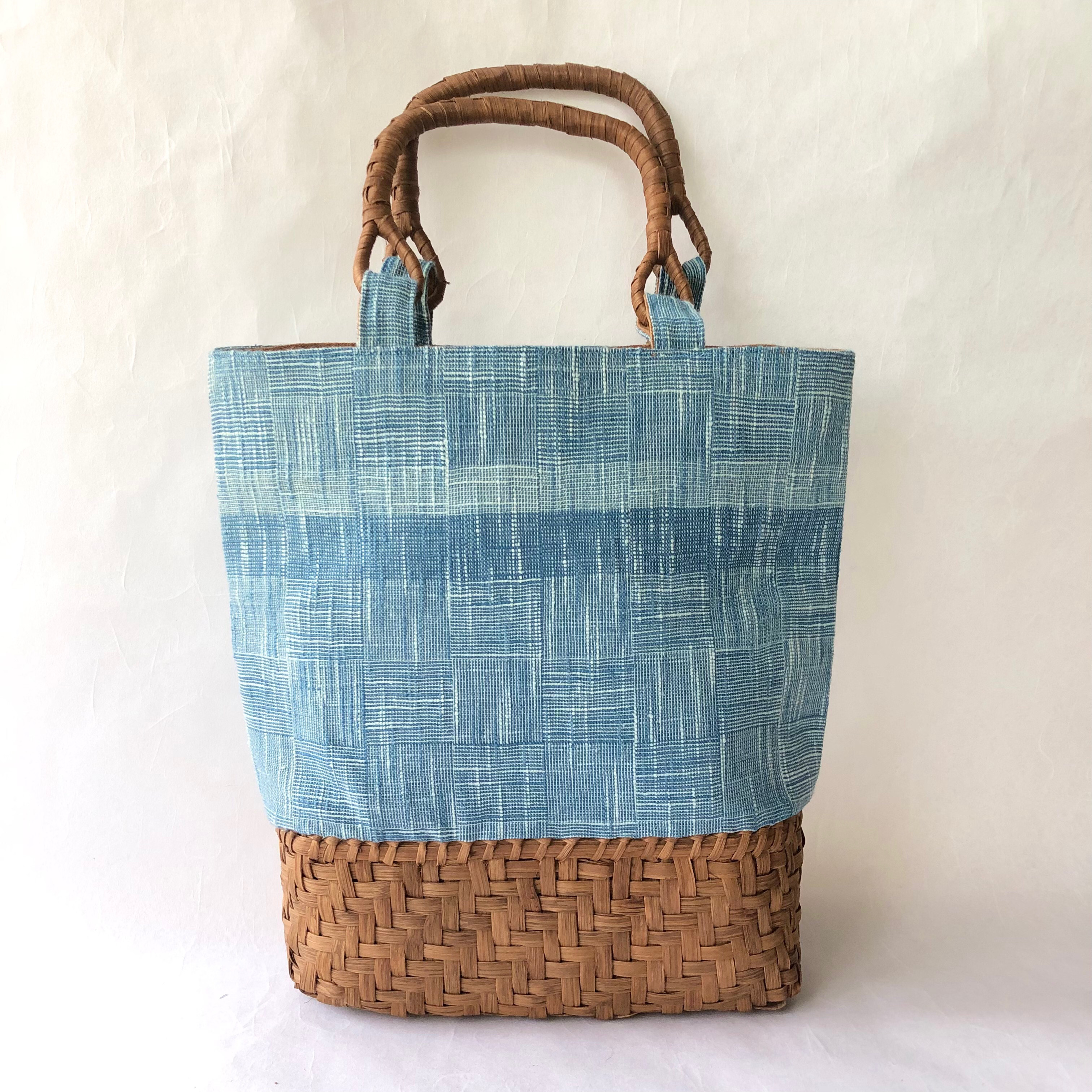 平和屋本店□和装小物 カゴバッグ 籠バッグ 山葡萄 網代編み 保存袋